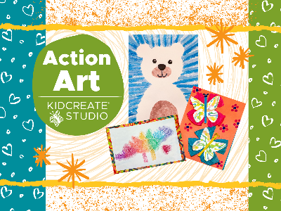 Kidcreate Studio - Fairfax Station. Action Art Weekly Class (18 Months-6 Years)